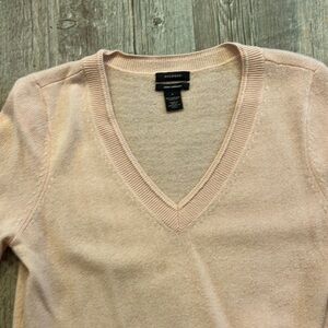 Pink cashmere sweater from Nordstrom